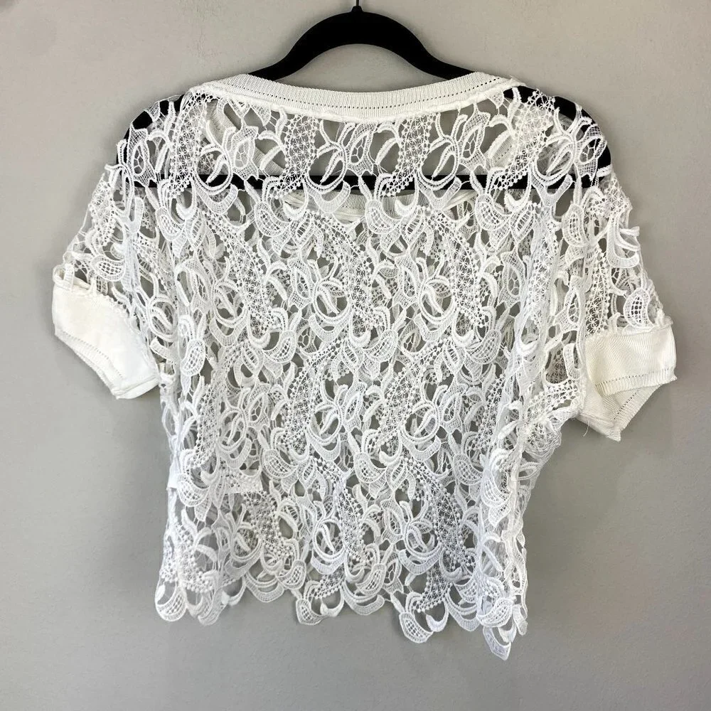 Zara crochet cropped